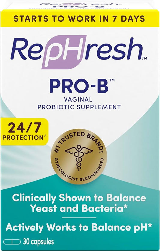RepHresh Pro-B Probiotic Supplement for Women, 30 Oral