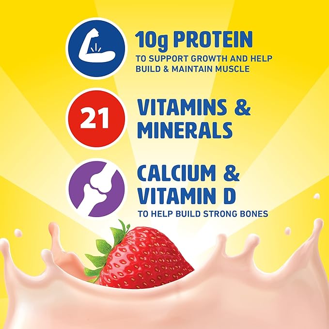 Carnation Breakfast Essentials Ready-to-Drink,Strawberry, 8 FL 24)