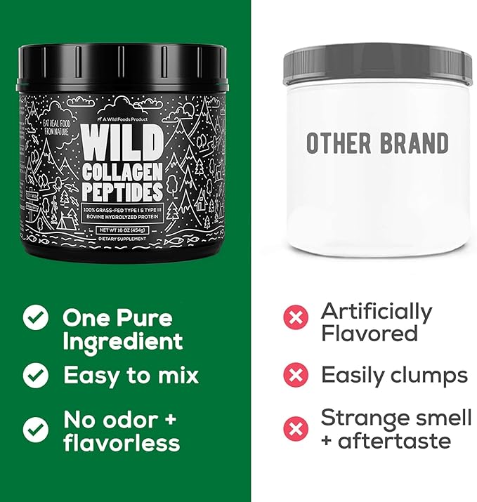 Wild Collagen Peptides Powder (16 oz)