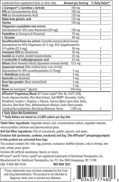 Vitamin and Mineral Propax Gold With NTFactor® - Natural Energy Booster For Chronic Fatigue - Multi-vitamin and Multi-mineral Supplement With Amino Acids, Antioxidants & Fatty Acids And More - 60 Pack