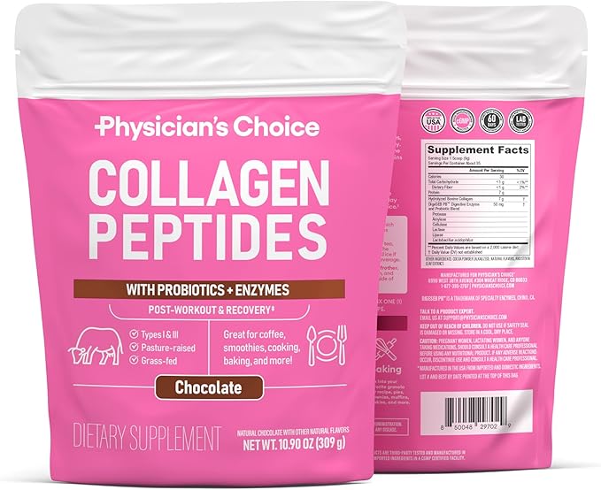 Physician's CHOICE Collagen Peptides Powder (Hydrolyzed Protein