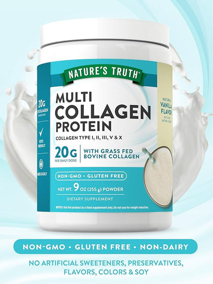 Nature's Truth Multi Collagen Protein Powder 9 oz