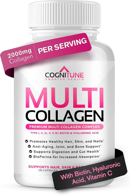 Multi Collagen Pills with Hyaluronic Acid -120- Collagen