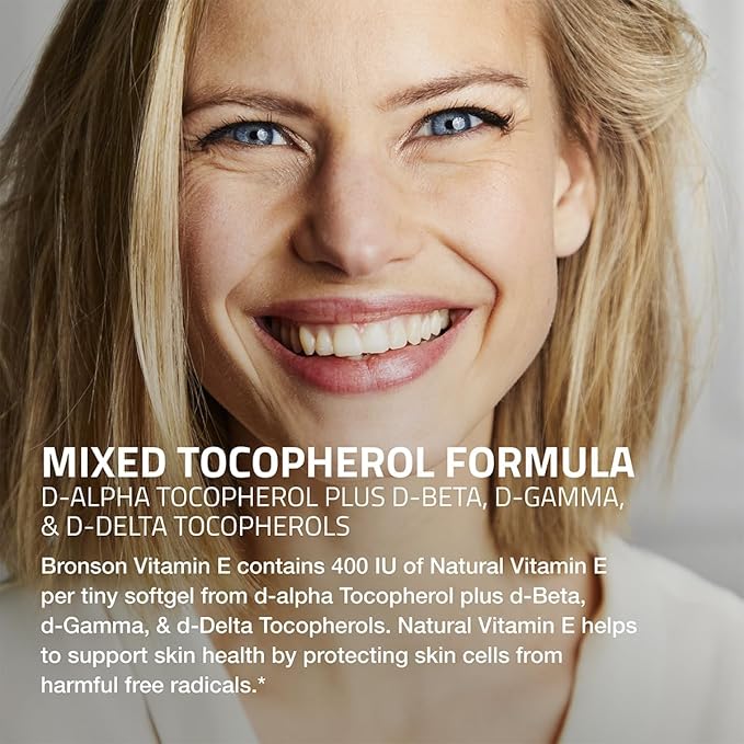 Bronson Natural Vitamin E Complex 400 100 Softgels