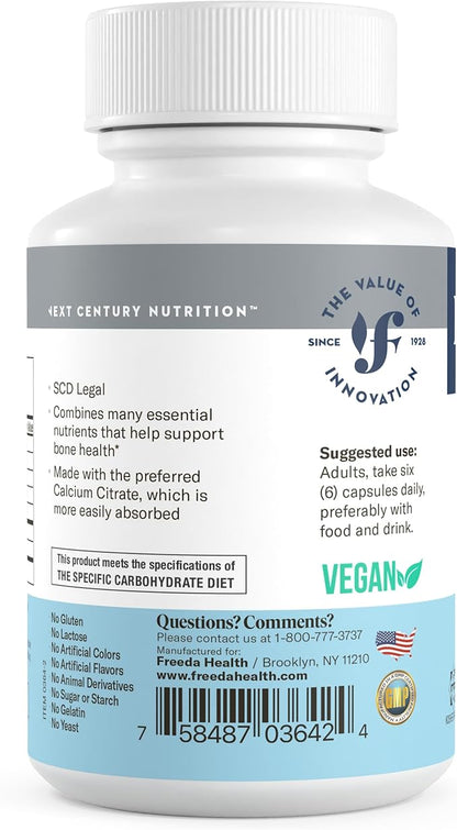 Freeda Calcium Complex K2 - (180 Capsules)