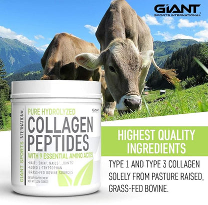 Giant Sports Collagen Peptide Powder 1 Type 3-1 LB