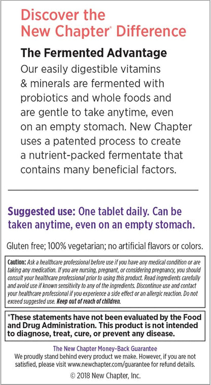 New Chapter Multivitamin for Women 50 Plus 55+ with 24 ct