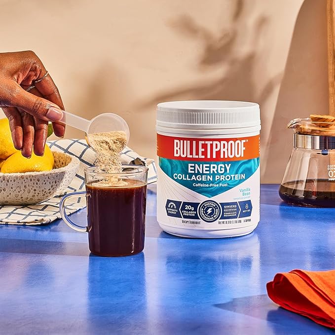 Bulletproof Vanilla Bean Energy Collagen Protein 18.3 Ounces,