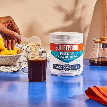 Bulletproof Vanilla Bean Energy Collagen Protein 18.3 Ounces,