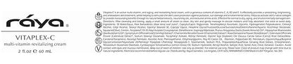 Raya Vitaplex-C Cream (305) | Moisturizing, Multi-Vitamin, Anti-Aging, and Revitalizing Face Cream for Dry, Mature, and Damaged Skin | Tones and Firms | Helps Reduce Fine Lines and Wrinkles