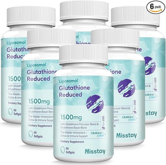 2400 MG Complex Liposomal Glutathione Softgels 1500 MG, 360 Softgels