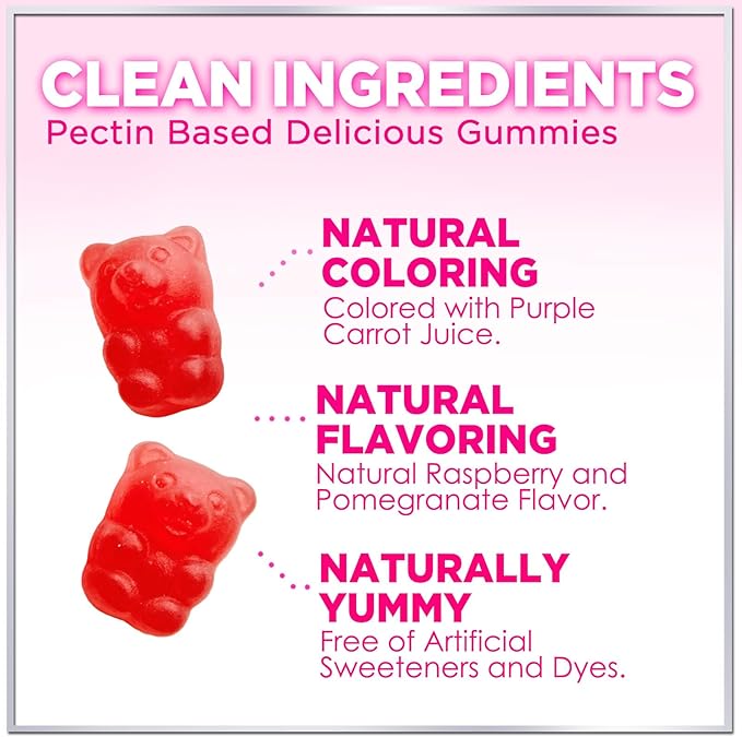 Collagen Peptides Gummies for Women & Men 60 Gummies