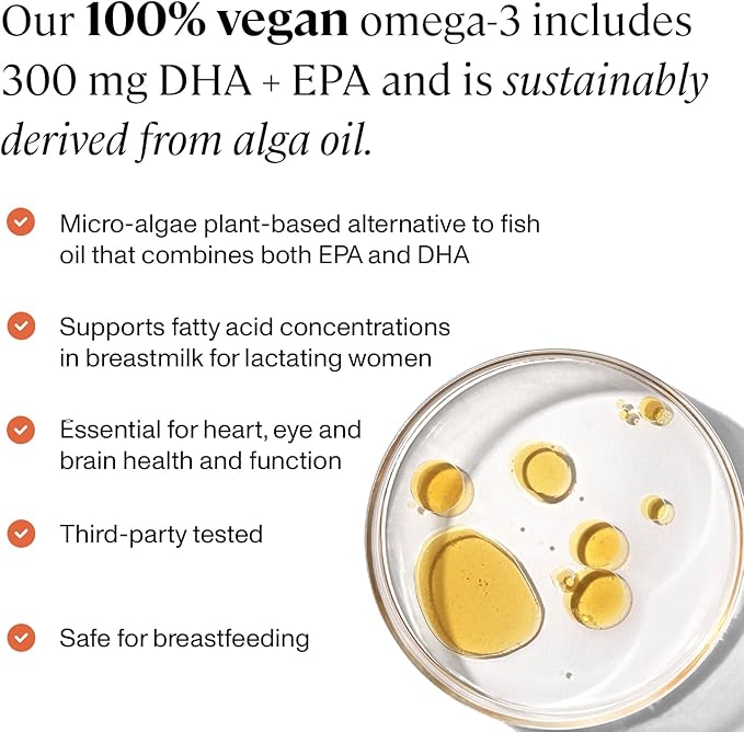 ANYA Omega-3 with 300mg of DHA 100% Vegan,