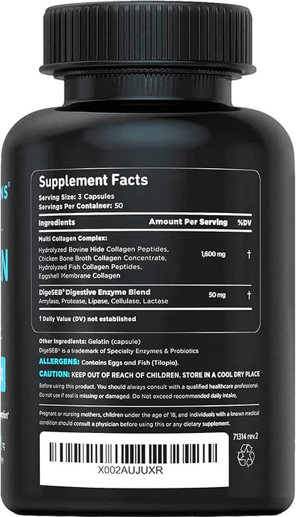Vital Vitamins Collagen for Women & (2 Pack) 300 Capsules