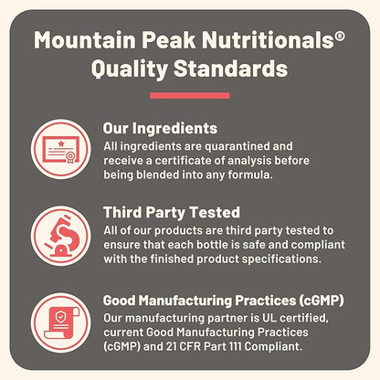 Mountain Peak Nutritionals Immuni-V - Immune System & Whole Body Support Supplement - Natural Antioxidant Booster with Humic Acid, Olive Extract, & Elderberry (60 Vegetarian Capsules)