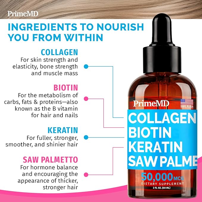 Liquid Collagen Peptides for Women 2fl oz 2)