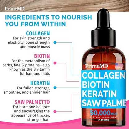 Liquid Collagen Peptides for Women 2fl oz 2)