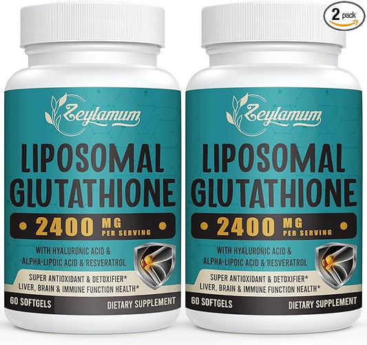 2400 MG Liposomal Glutathione Softgels, Max 120 Softgels