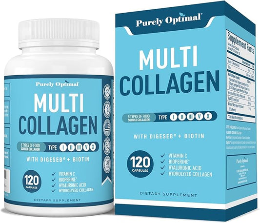 Premium Multi Collagen Peptides (Types I, 120 Collagen
