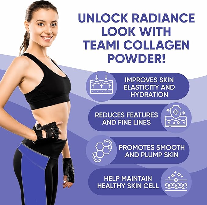 Teami Marine Collagen Powder for Women 10g per