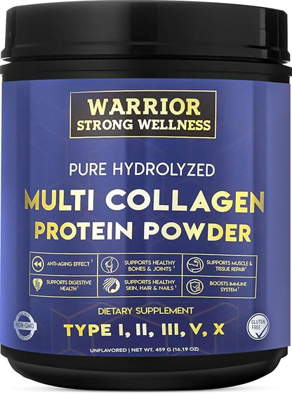 Pure Hydrolyzed Multi Collagen Protein Powder,