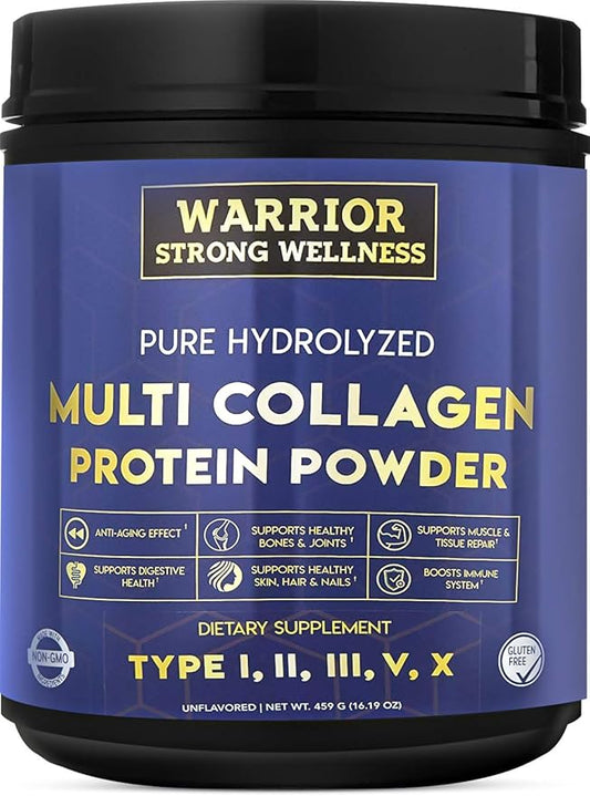 Pure Hydrolyzed Multi Collagen Protein Powder,