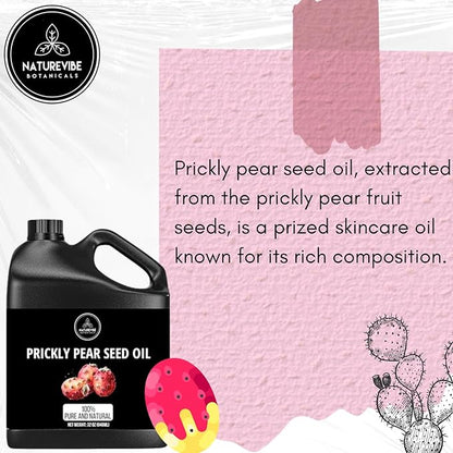 Naturevibe Botanicals Prickly Pear Oil 32 Ounces 100% Pure