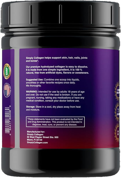 Simply Collagen® Hydrolyzed Collagen Peptides 41 Servings