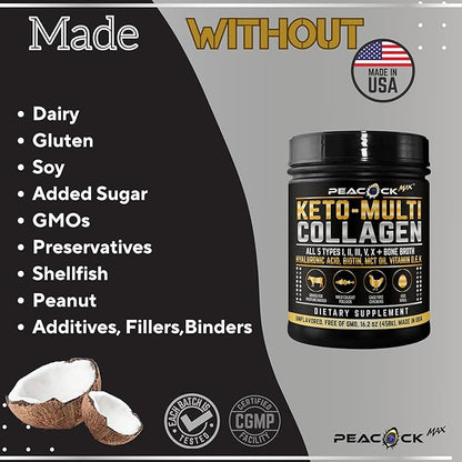 Keto Multi Collagen 5 Types 16.2 oz