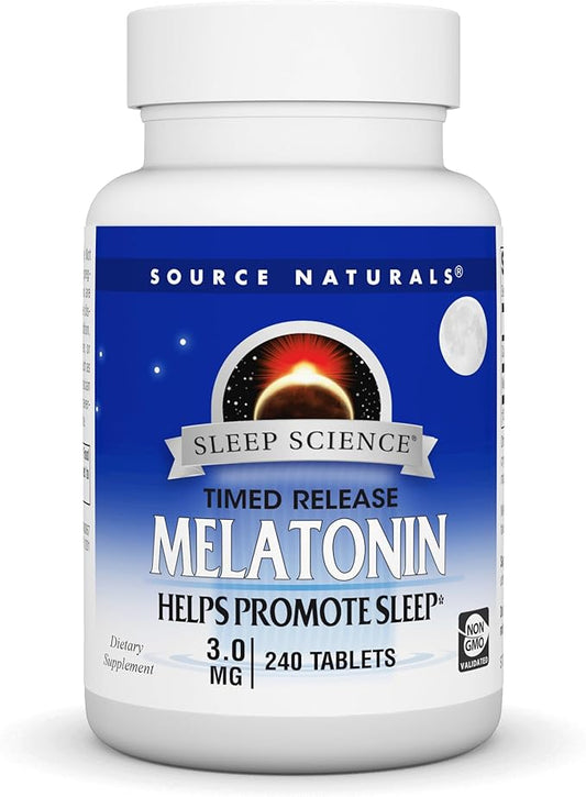 Source Naturals Time Released Melatonin 3 mg 240 Time