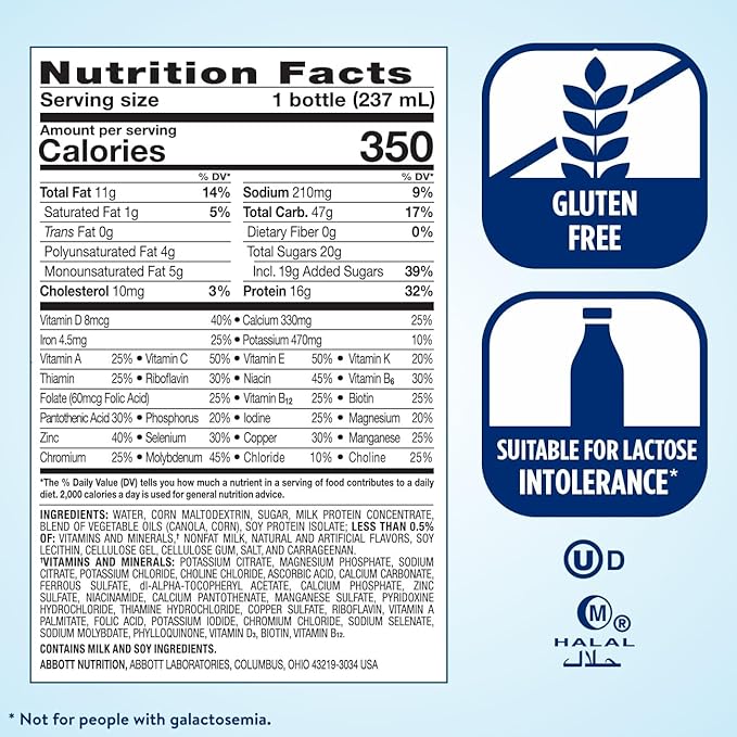 Ensure Plus Butter Pecan Nutrition Shake, 24 Pack