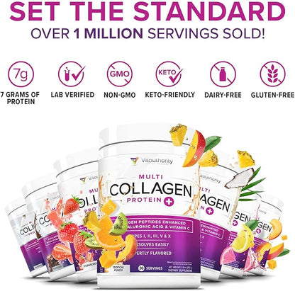 Multi Collagen Peptides Powder for Women
