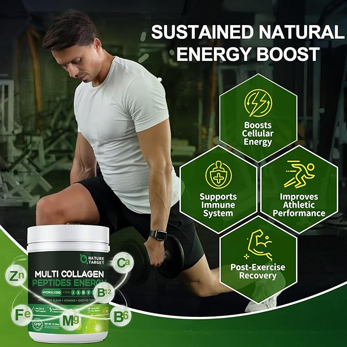 NATURE TARGET Multi-Collagen-Peptides-Powder 35 Servings