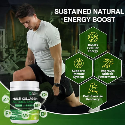 NATURE TARGET Multi-Collagen-Peptides-Powder 35 Servings