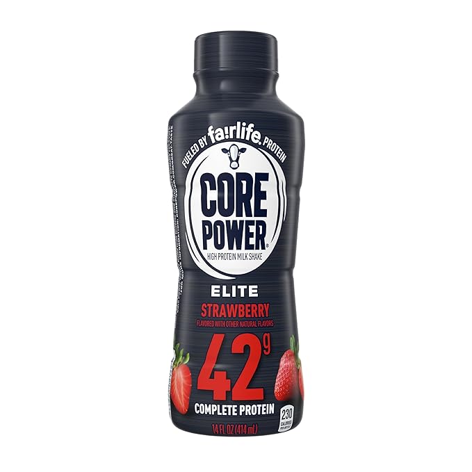 Core Power Elite High Protein Shake (42g), Strawberry, 14 Fl