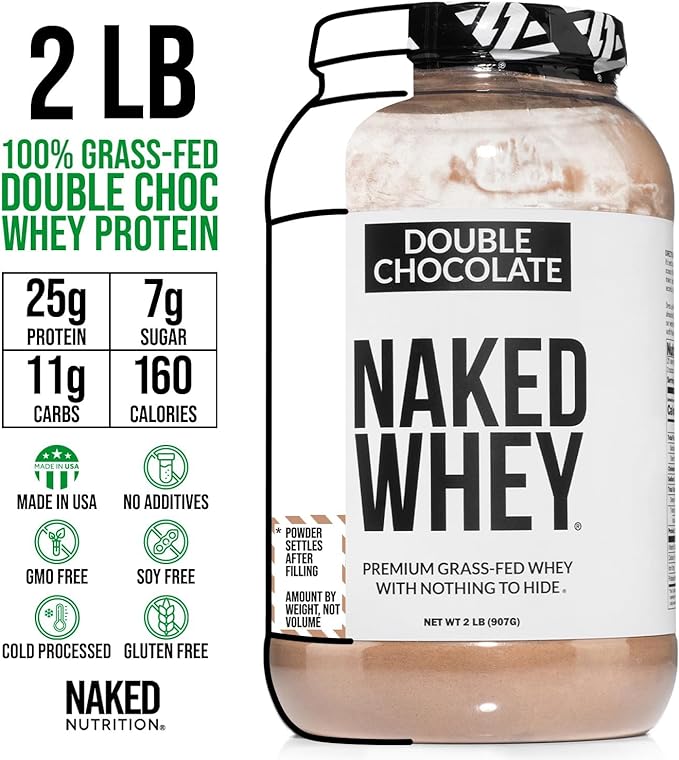 NAKED Whey Double Chocolate Grass Fed 21 Servings