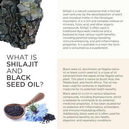 Pure Shilajit Supplement Gummies with Black