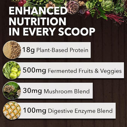 Organic Vegan Protein Powder 18.5 oz, 21 Servings