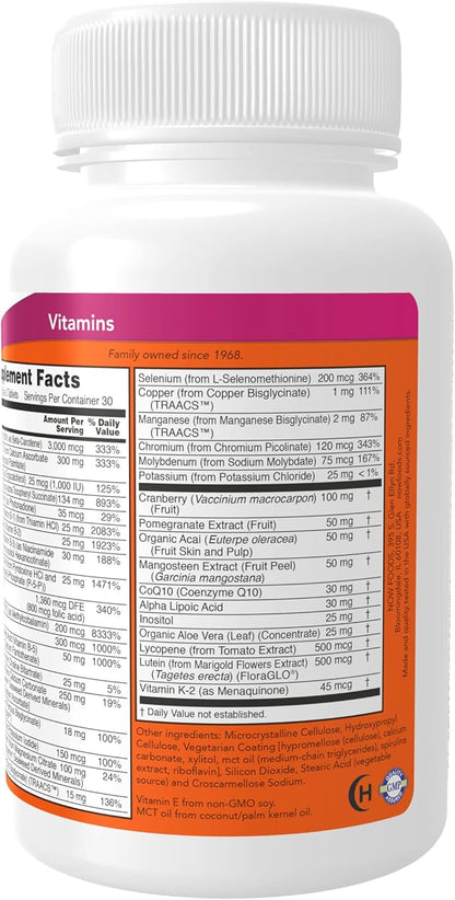 NOW Supplements, Eve™ Women's Multivitamin CoQ10, Plus 90 Tablets 2)