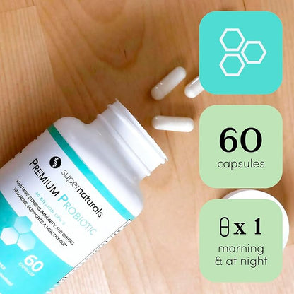 Premium Probiotics, 40 Billion CFU Probiotics 60 Probiotic
