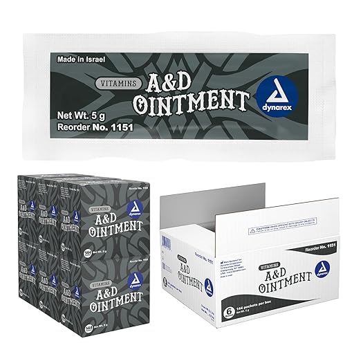Dynarex 1151 Vitamins A&D Ointment Without 5g Packet, 144 Count 6) (Packaging