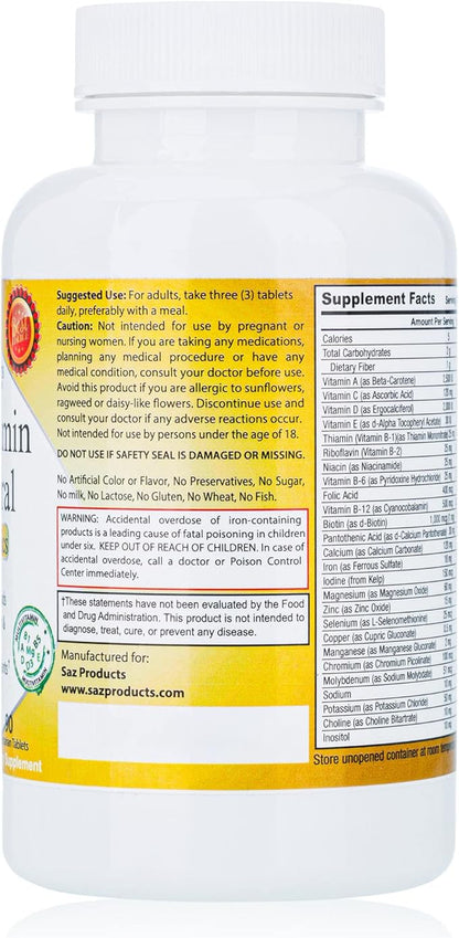 Whole Foods Multivitamin for Women & D3 & 90 Tablets