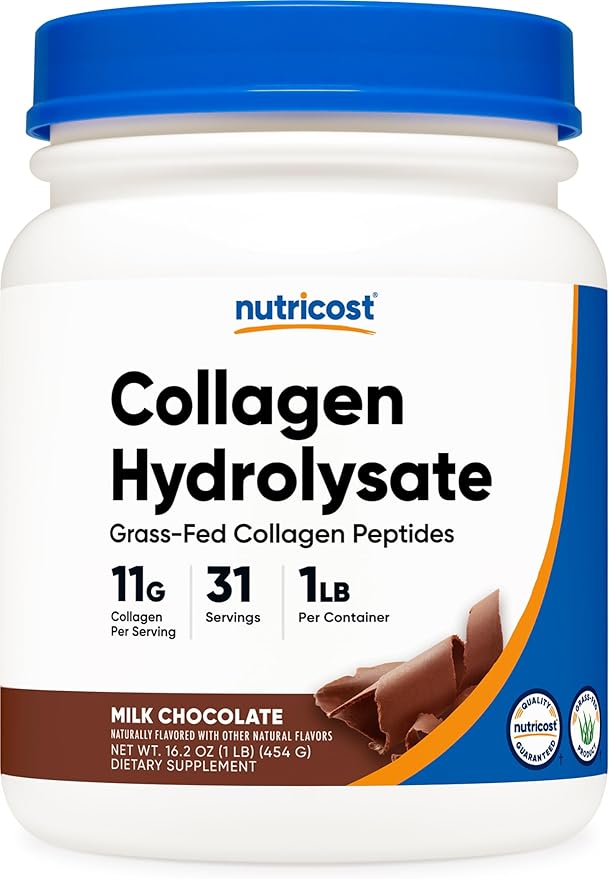 Nutricost Grass-Fed Collagen Powder 1LB (454