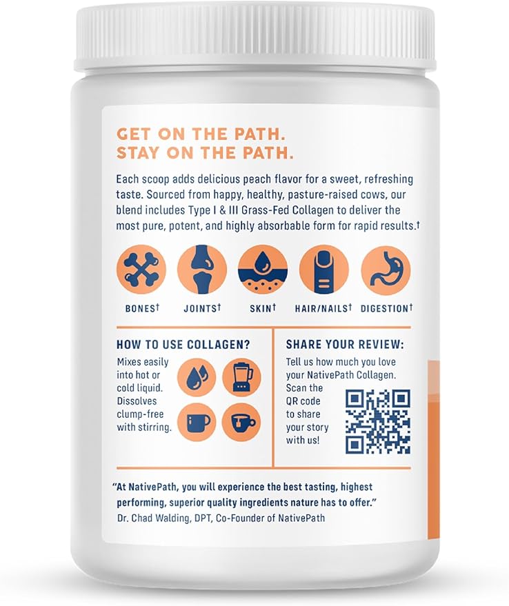 NativePath Collagen Peptides 1 & 3 Collagen. 228g)