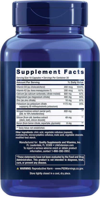 Life Extension Dr. Strum's Intensive Bone D3, K2, K2, magnesium, 300 capsules