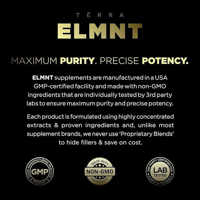ELMNT 2150mg Super Antioxidant Liposomal Glutathione 1000mg - 90 Pills