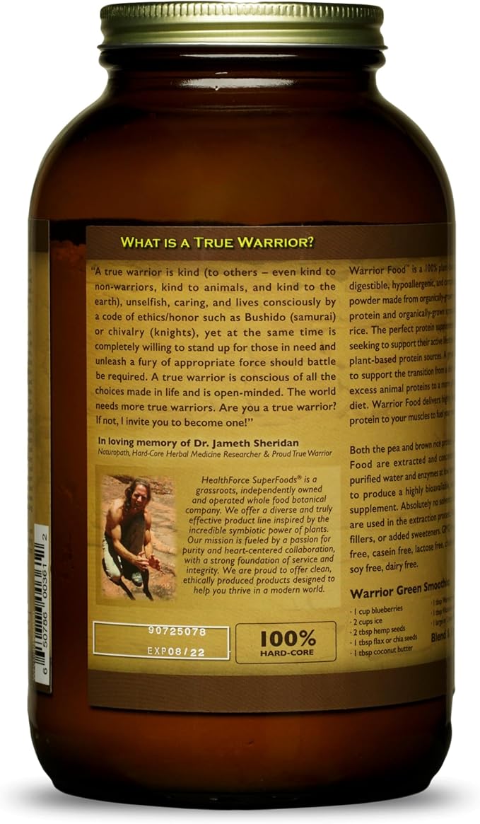 HEALTHFORCE SUPERFOODS Warrior Food Protien Powder 500 Grams