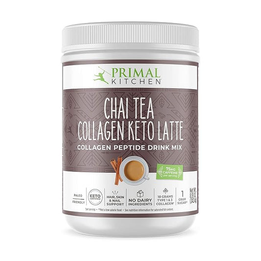 Primal Kitchen Chai Tea Collagen Keto 8.55 Ounces