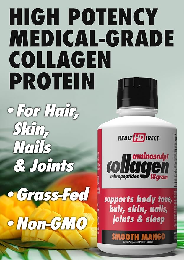 Health Direct AminoSculpt Sugar-Free Collagen Supplement 15 Fl
