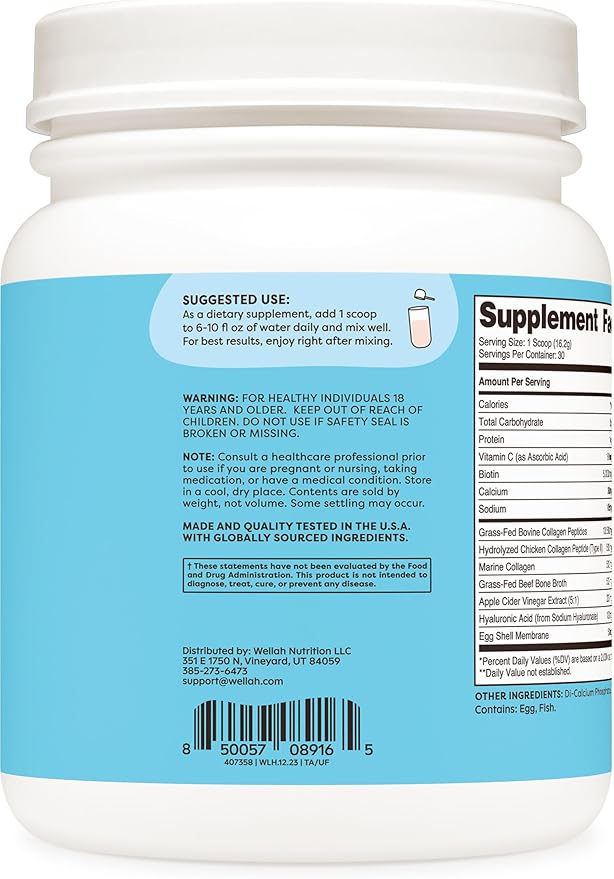 The Afterglow Multi Collagen Protein + (30 Servings,